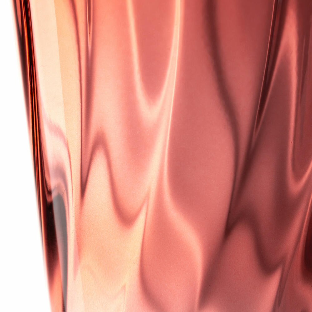 Leonardo drinking glass Twist, water glass, juice glass, soda-lime glass, red, 300 ml, 046973