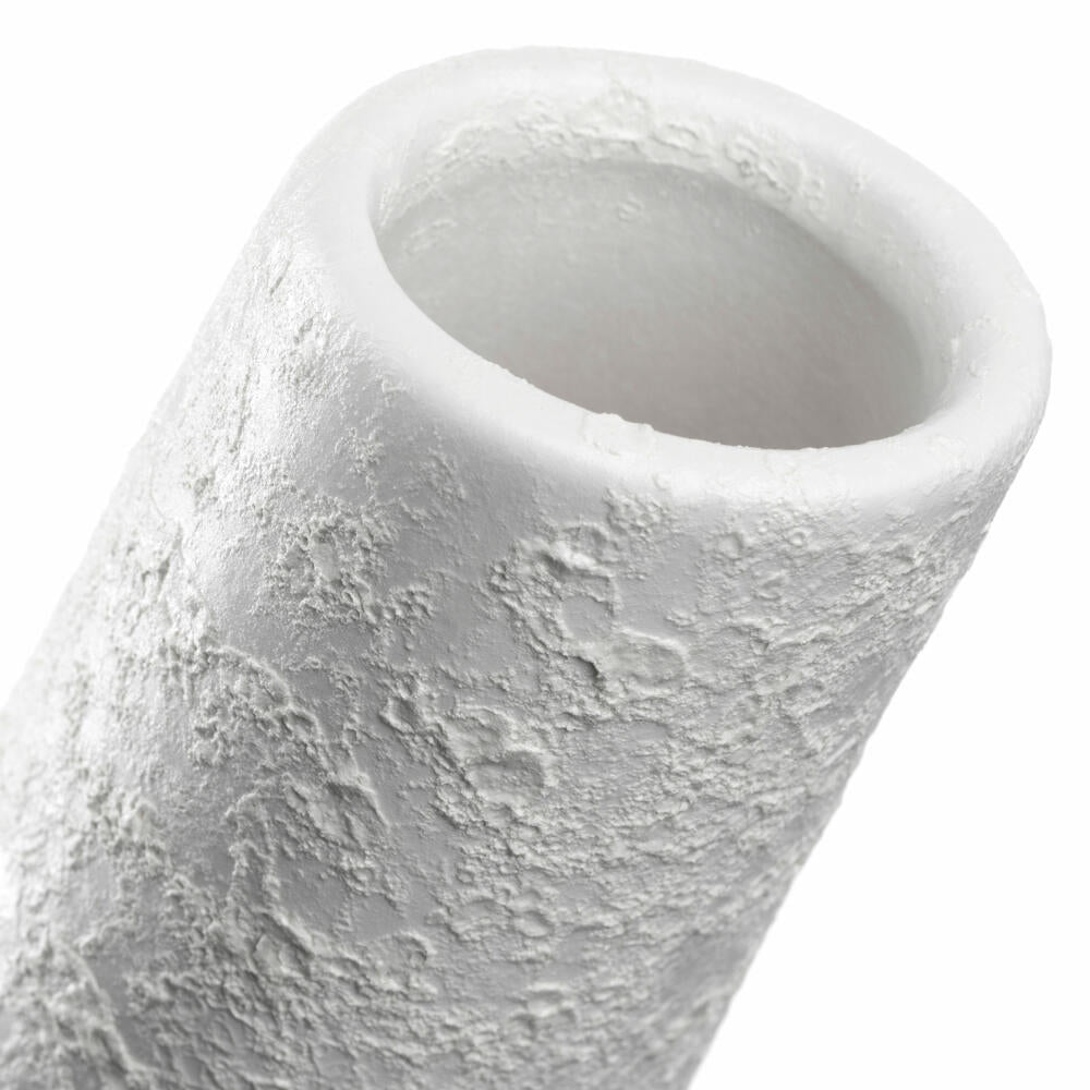 Leonardo ceramic vase Arco, vase, decorative vase, flower vase, table vase, ceramic, white, H 40 cm, 059009