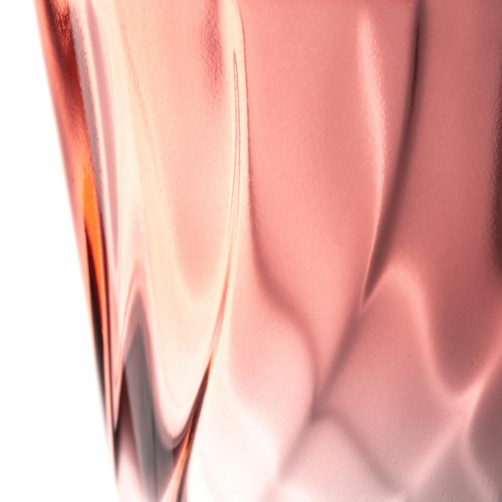 Leonardo drinking glass Twist, water glass, juice glass, soda-lime glass, red, 215 ml, 046969