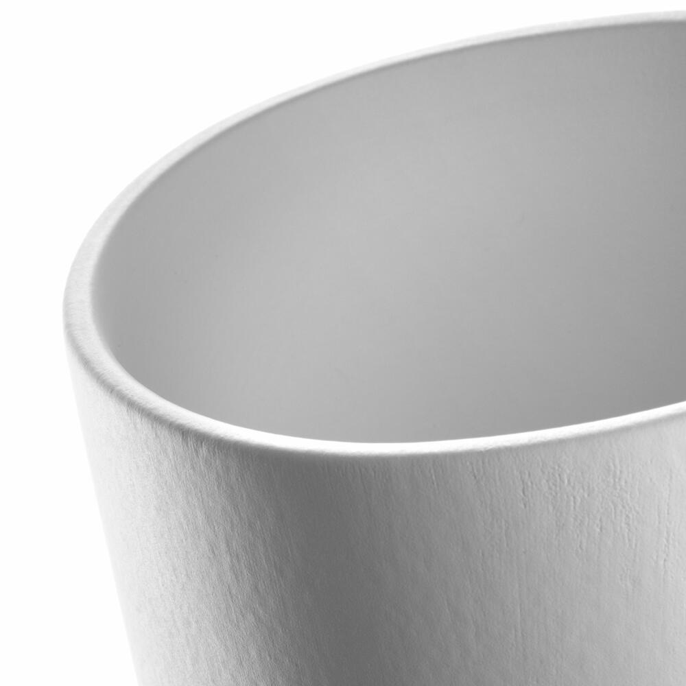 Leonardo Keramikvase Brera, Vase, Dekovase, Blumenvase, Keramik, Weiß, H 42 cm, 059013