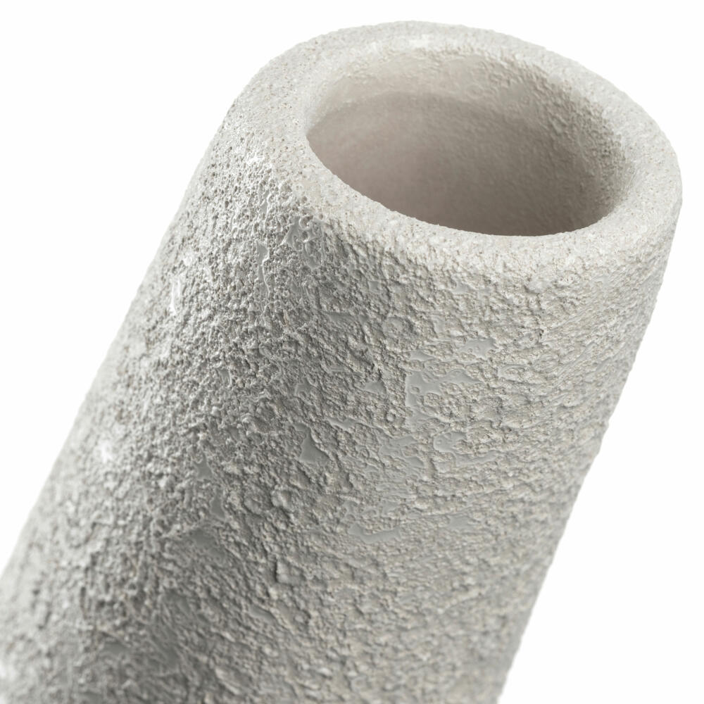 Leonardo Keramikvase Arco, Vase, Dekovase, Blumenvase, Tischvase, Keramik, Taupe, H 30 cm, 059008