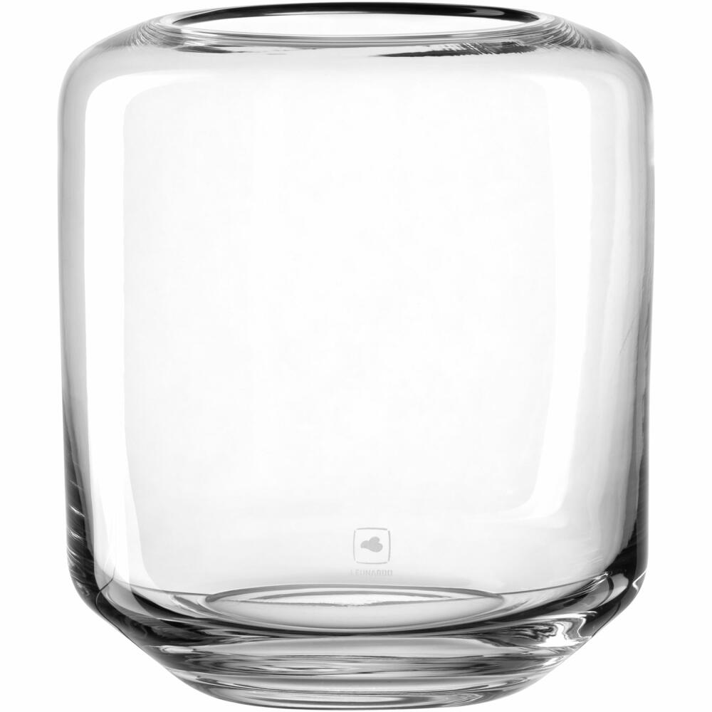 Leonardo lantern Milano, candle holder, candlestick, soda-lime glass, H 18 cm, 034155