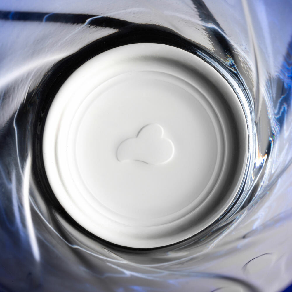 Leonardo drinking glass Twist, water glass, juice glass, soda-lime glass, blue, 215 ml, 046967