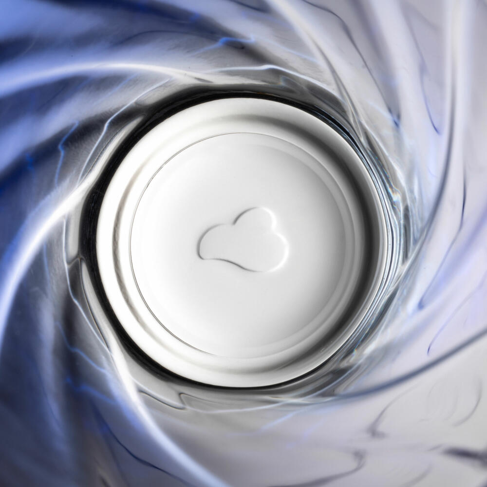 Leonardo drinking glass Twist, water glass, juice glass, soda-lime glass, blue, 300 ml, 046971