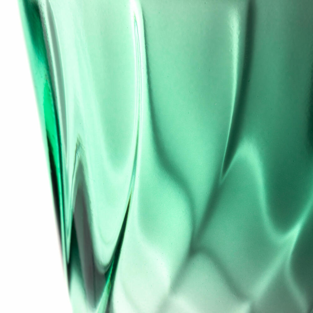 Leonardo drinking glass Twist, water glass, juice glass, soda-lime glass, green, 215 ml, 046968