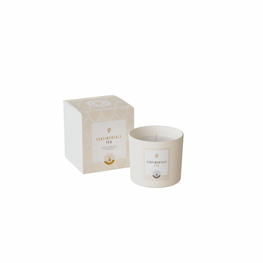 Engels Kerzen scented candle Sentimentals S in a glass - Tea, rapeseed wax, white, 10 cm, 64000010043