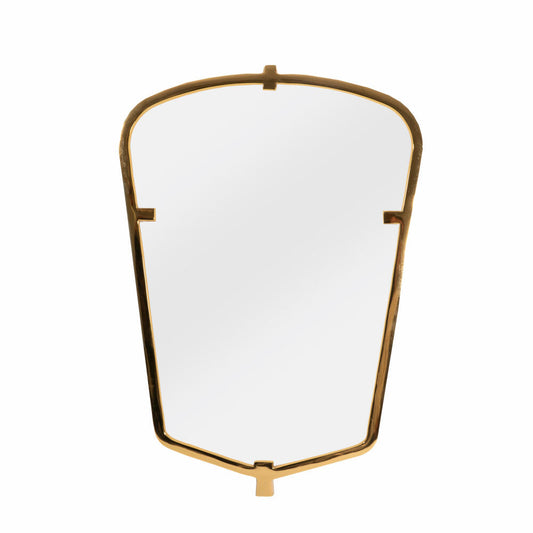 Authentic Models Mirror, Art Deco Mirror, Wall Mirror, Aluminium, 70 x 49.5 cm, AC195