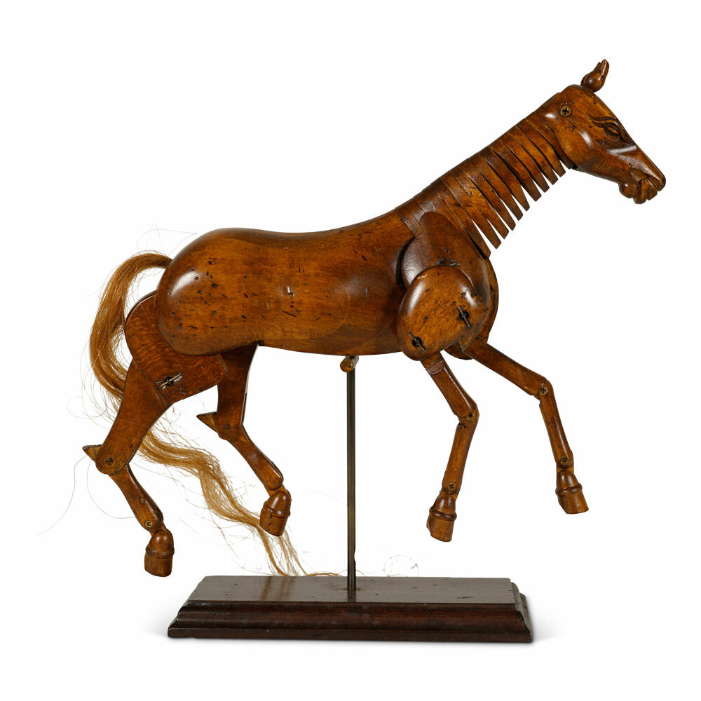 Authentic Models Dekofigur Artist Horse, posierbare Pferdefigur, Dekoration, Pferd, Holz / Messing, MG003F