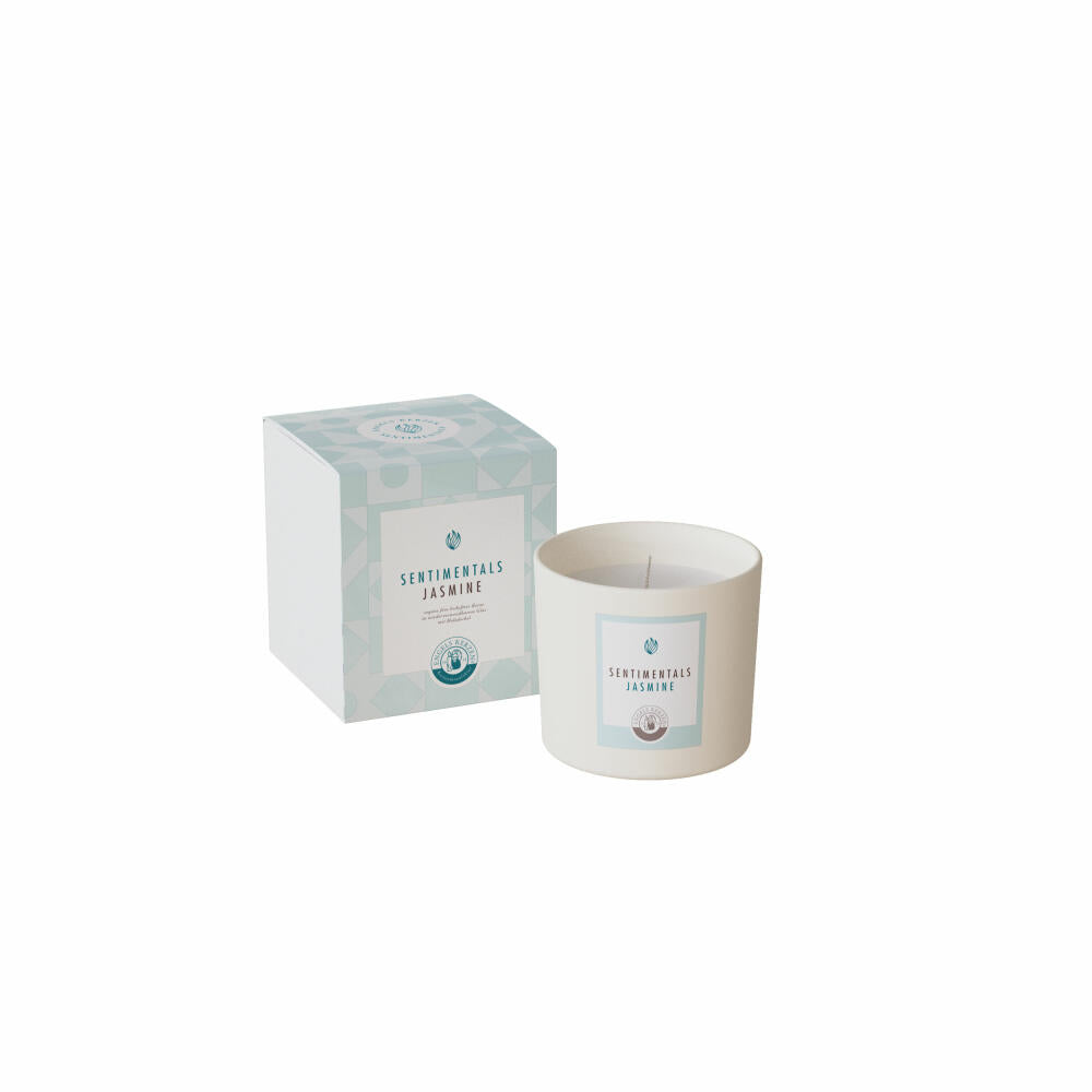 Engels Kerzen scented candle Sentimentals S in a glass - Jasmine, rapeseed wax, white, 10 cm, 64000010041