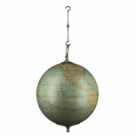 Authentic Models Hanging Globe Weber Costello Hanging L, Globe, Decoration, Aluminium / Plastic / Paper, GL072