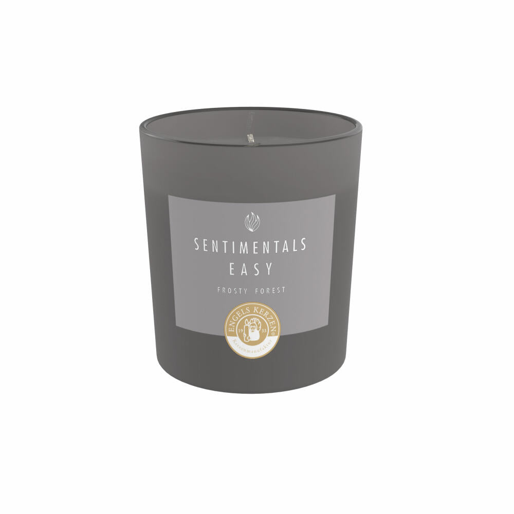 Engels Kerzen scented candle Sentimentals Easy in a glass - Frosty Forest, rapeseed wax, slate, 8 cm, 64000005141