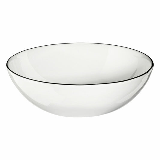 ASA Selection Ligne Noire Bowl, Fine Bone China, Warm White, Ø 9 cm, 1909113
