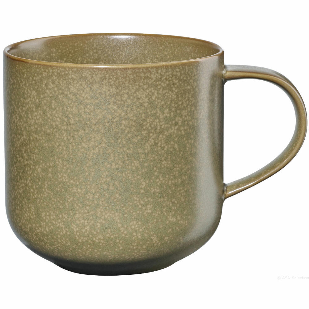 ASA Selection coppa miso Henkelbecher, Kaffeetasse, Becher, Kaffee Tasse, Tee, Porzellan, Gelb, 400 ml, 19100194