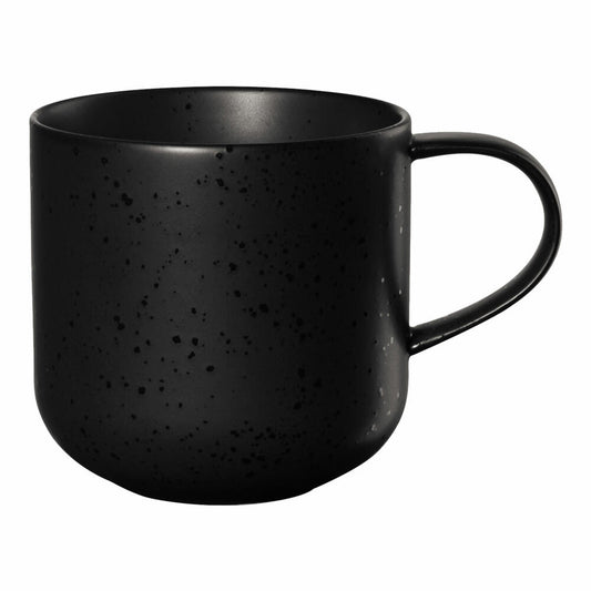 ASA Selection coppatea Henkelbecher kuro, Becher, Tasse, Porzellan, Schwarz matt, 400 ml, 19100190