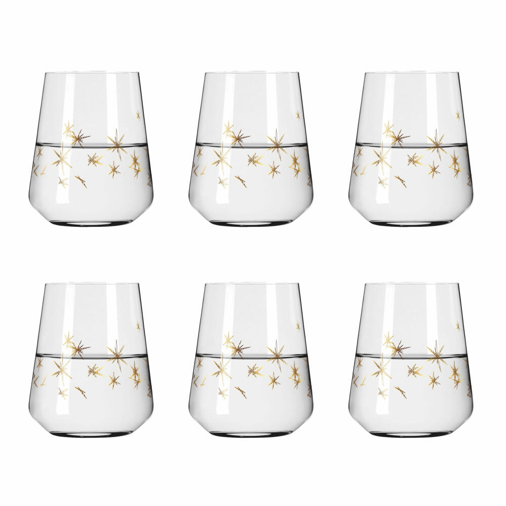 Ritzenhoff water glass Celebration Deluxe 003, set of 6, Romi Bohnenberg, crystal glass, 510 ml, A0454480