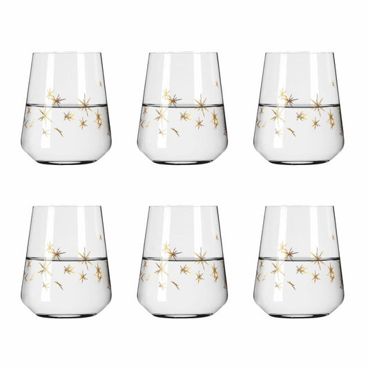 Ritzenhoff water glass Celebration Deluxe 003, set of 6, Romi Bohnenberg, crystal glass, 510 ml, A0454480