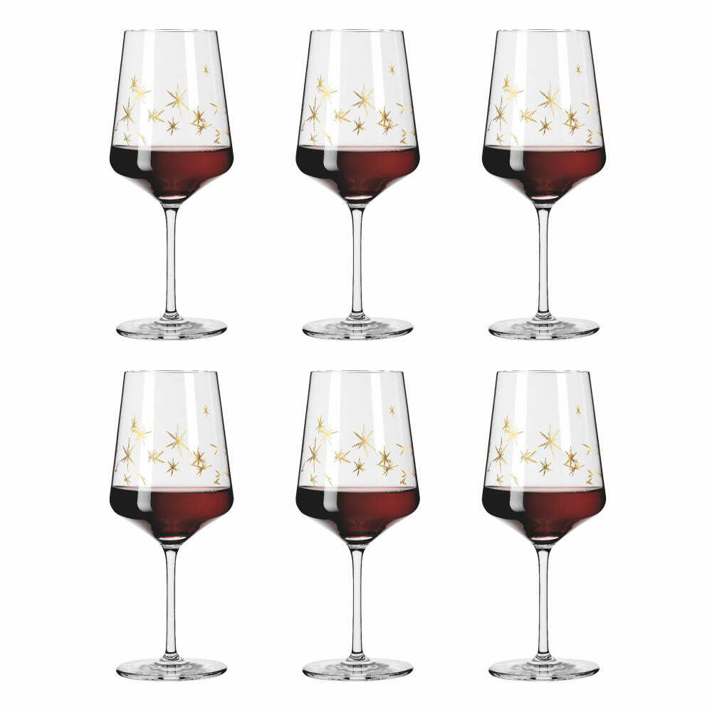 Ritzenhoff red wine glass Celebration Deluxe 003, set of 6, Romi Bohnenberg, crystal glass, 540 ml, A0454460