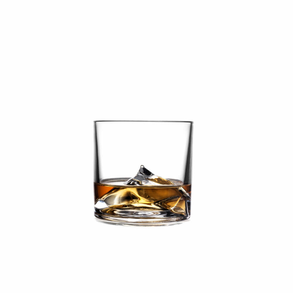 Liiton Everest Whiskey Glasses, Set of 4, Whiskey Glass, Whiskey Glass, Tumbler, Crystal Glass, 270 ml, L10200