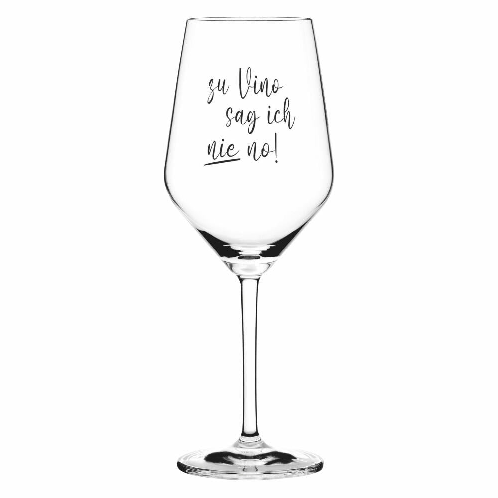 Ritzenhoff wine glass Sand&amp;Soda I never say no to wine, crystal glass, 483 ml, S-9500014