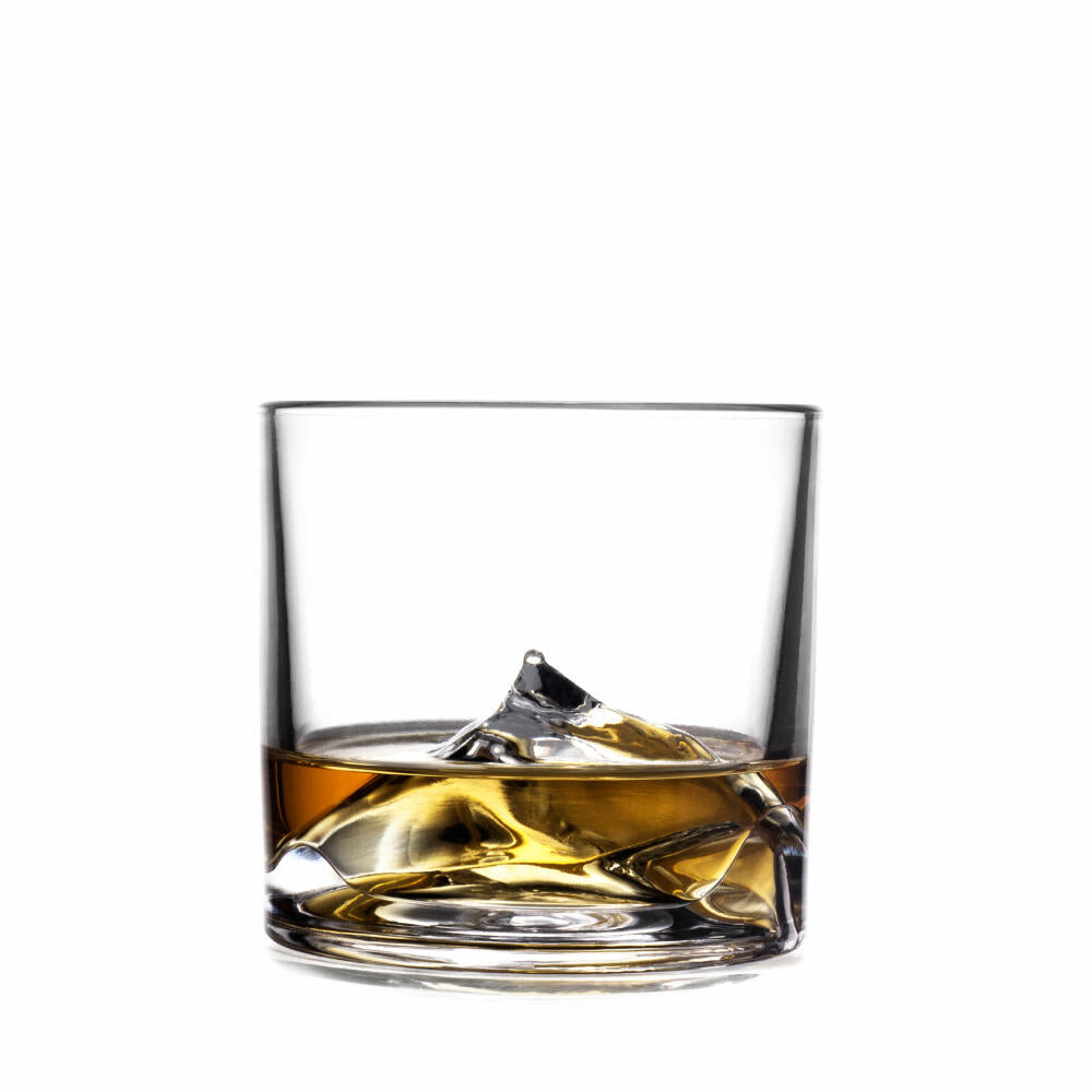 Liiton Everest Whiskey Glasses, Set of 2, Whiskey Glass, Whiskey Glass, Tumbler, Crystal Glass, 270 ml, L20500