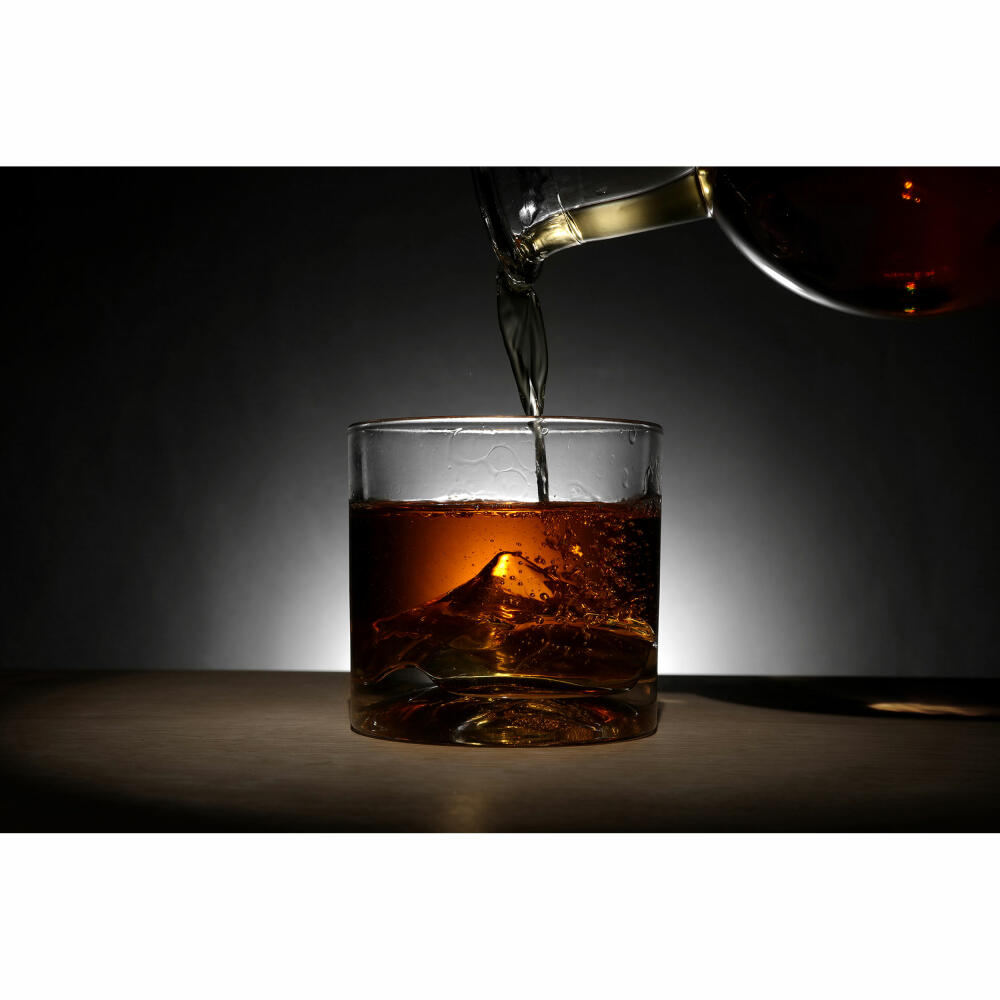 Liiton Everest Whiskey Glasses, Set of 2, Whiskey Glass, Whiskey Glass, Tumbler, Crystal Glass, 270 ml, L20500