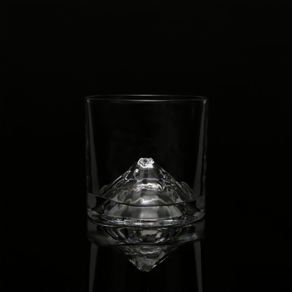 Liiton Fuji Whiskey Glasses, Set of 2, Whiskey Glass, Whiskey Glass, Tumbler, Crystal Glass, 260 ml, L60200