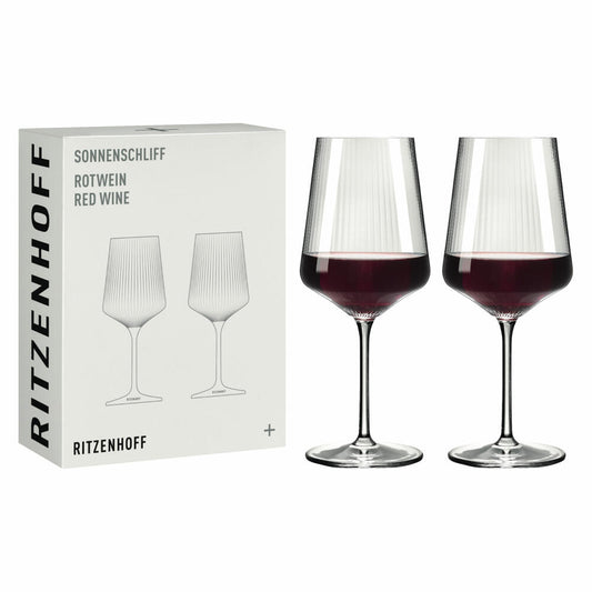 Ritzenhoff red wine glass set of 2 sunburst 001, crystal glass, 536 ml, R-8000002