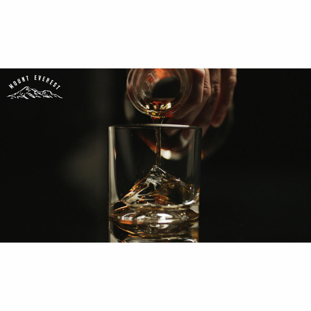 Liiton Everest Whiskey Glasses, Set of 4, Whiskey Glass, Whiskey Glass, Tumbler, Crystal Glass, 270 ml, L10200