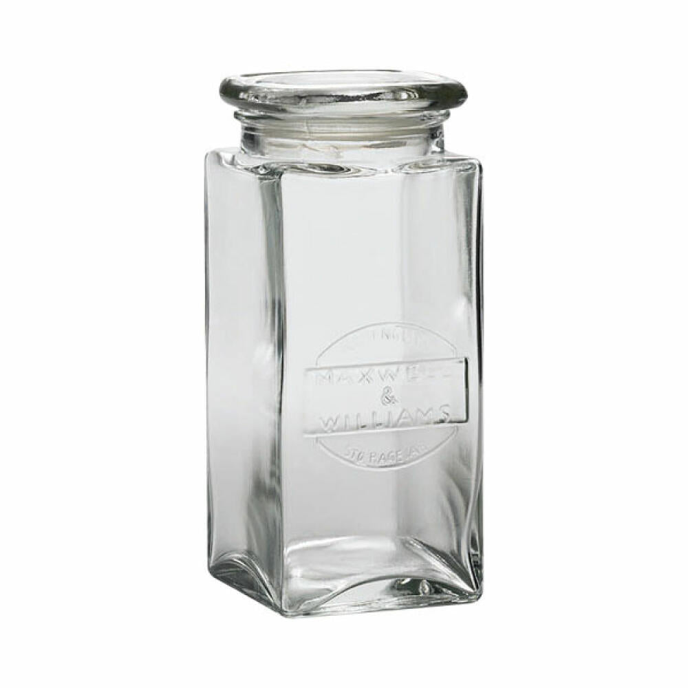 Maxwell &amp; Williams Olde English storage jar, glass jar, storage jar, tin, 1.5 L, ZY20512