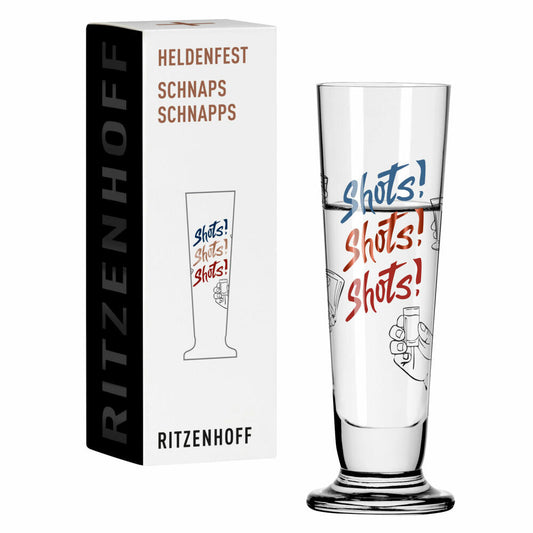 Ritzenhoff shot glass Heroes Festival 016, crystal glass, 52 ml, R-1061016