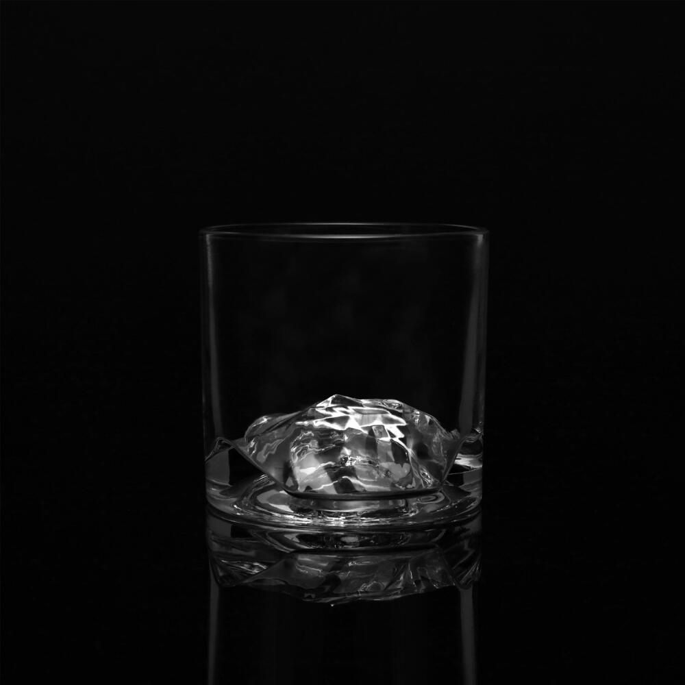 Liiton Mt. Blanc whiskey glasses, set of 2, whiskey glass, whiskey glass, tumbler, crystal glass, 280 ml, L60100