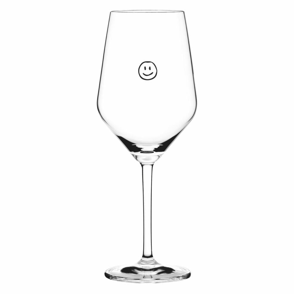 Ritzenhoff wine glass Sand&amp;Soda Smiley, crystal glass, 483 ml, S-9500018