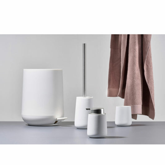 Zone Denmark Toilettenbürste Nova, Toilettenbürstengarnitur, WC-Garnitur, Klobürste, Porzellan, White, 330104