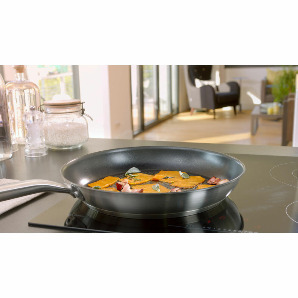 Tefal Virtuoso Pan Unsealed, Frying Pan, Induction Suitable, Stainless Steel, Ø 24 cm, E49204