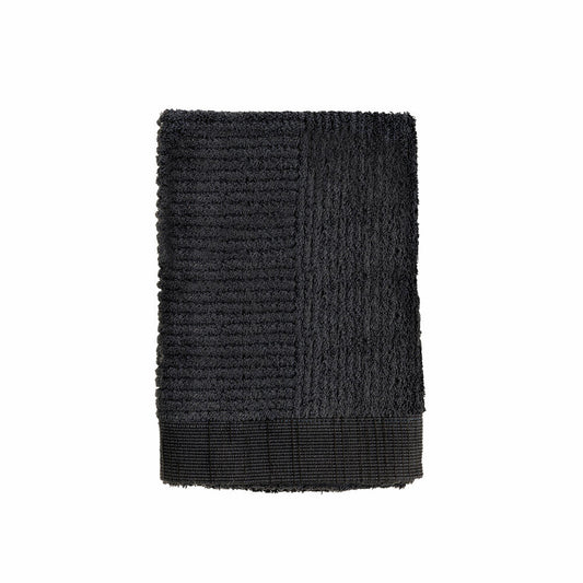 Zone Denmark Towel Classic, Bath Towel, Guest Towel, Cotton, Black, 70 x 50 cm, 330092