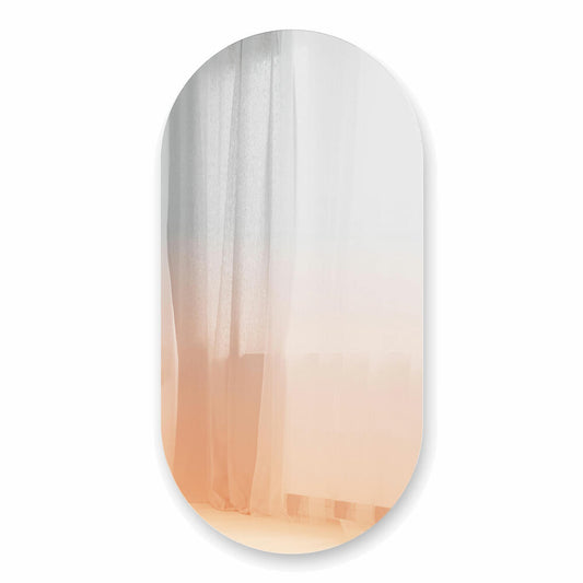 Umbra Spiegel Misto, ovaler Wandspiegel mit Farbverlauf, Zimmerspiegel, Spiegelglas, 92 x 46 cm, 1015778-880