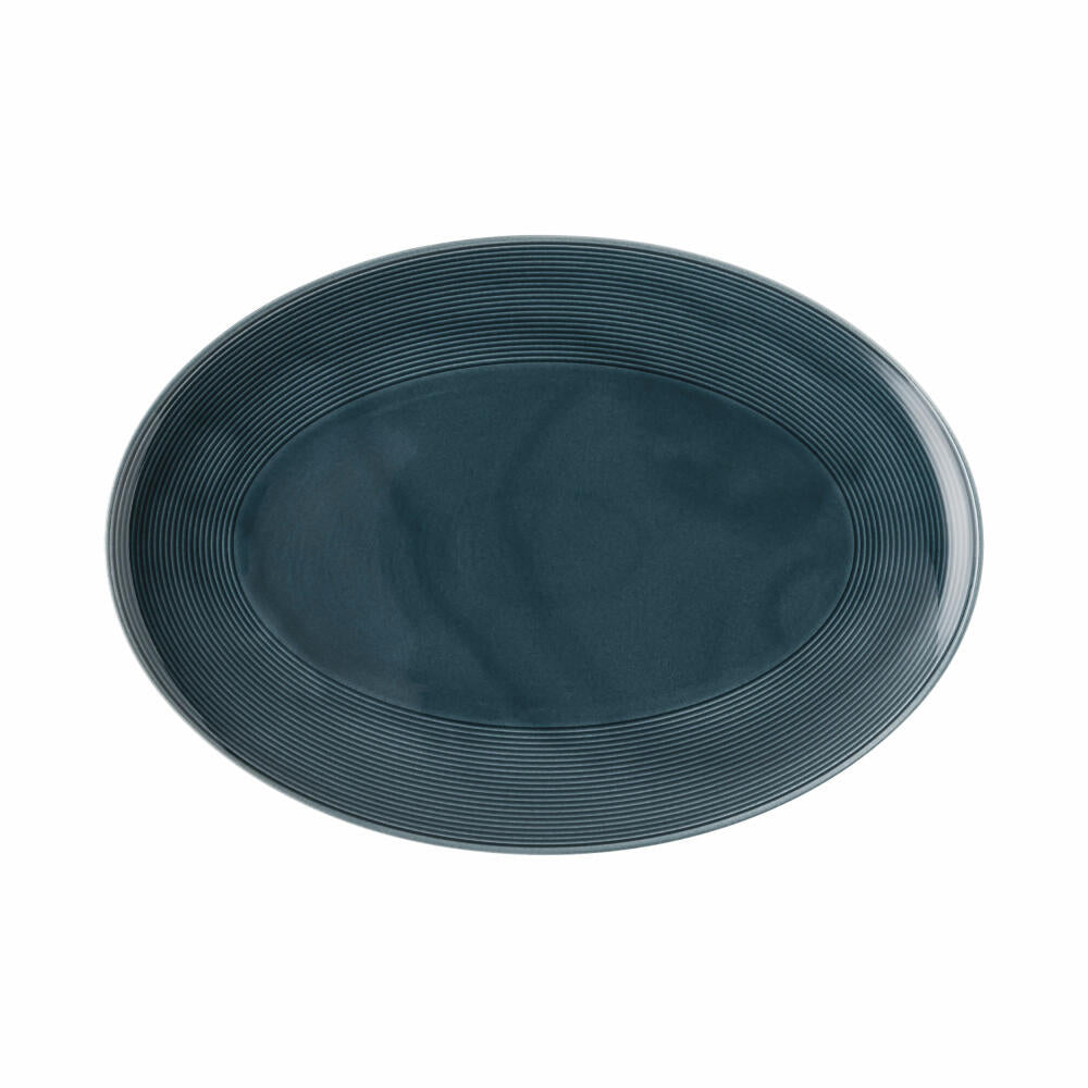 Thomas Loft by Rosenthal Plate, serving plate, porcelain, Ice Blue, 34 cm, 11900-401918-12734