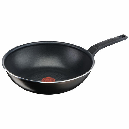 Tefal Easy Cook &amp; Clean wok pan, wok pan, titanium non-stick coating, aluminum, Ø 28 cm, B55519