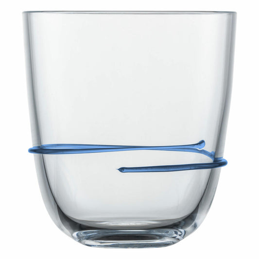 Zwiesel Glas Handmade Mug Aura Blue Set of 2, Drinking Cup, Glass, 518 ml, 121689