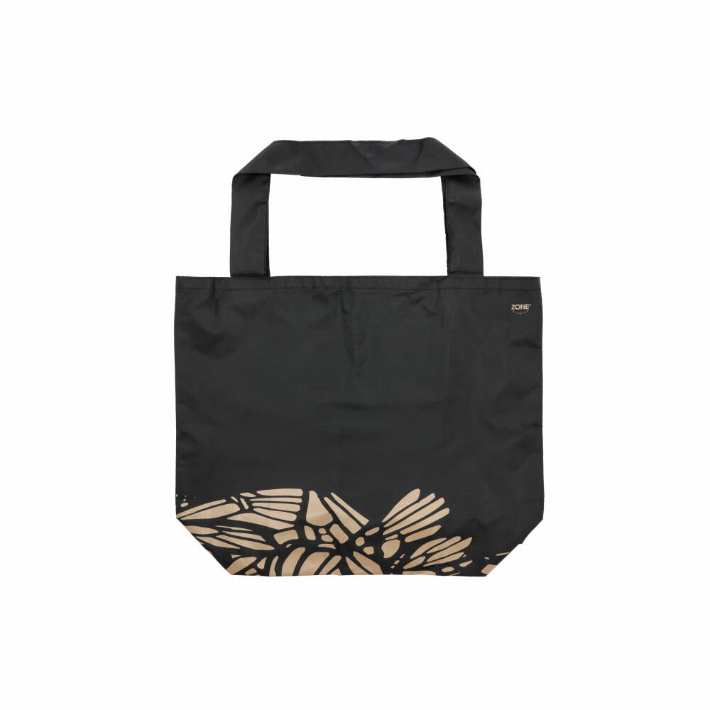 Zone Denmark Shopping Bag Singles, Tote Bag, Bag, Polyester, Black / Butterfly, 20 x 28 cm, 24186