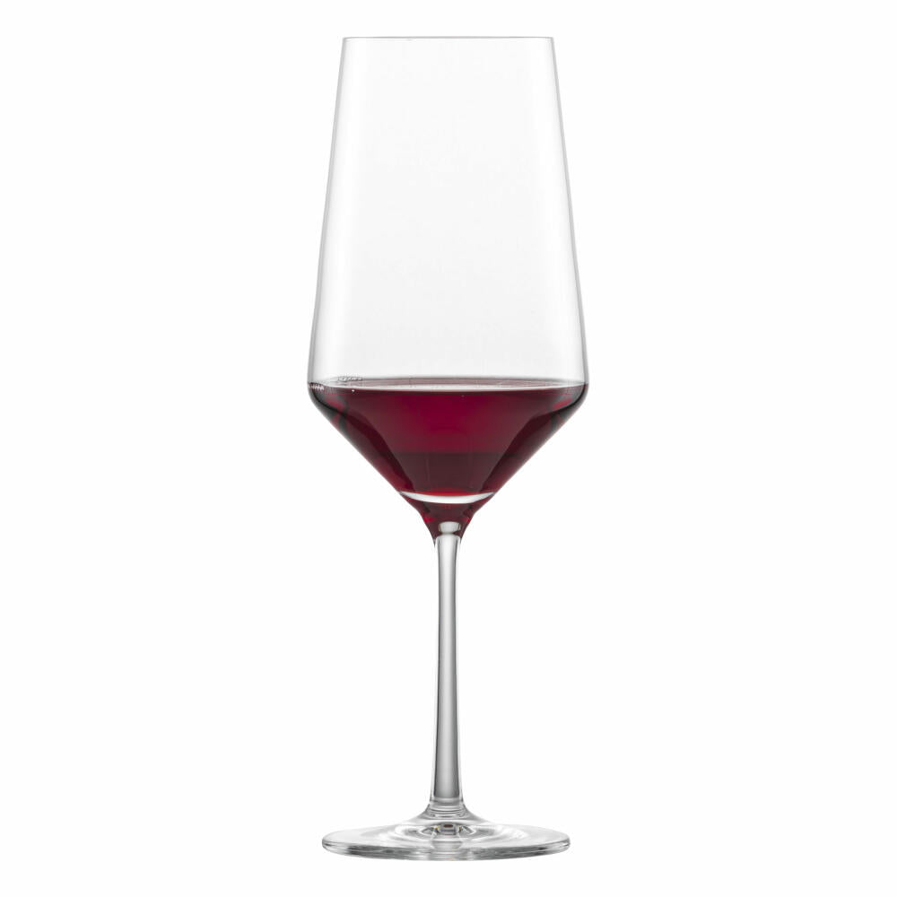 Zwiesel Glass Red Wine Glass Pure Bordeaux Set of 2, Bordeaux Glass, Wine Glass, 680 ml, 122321