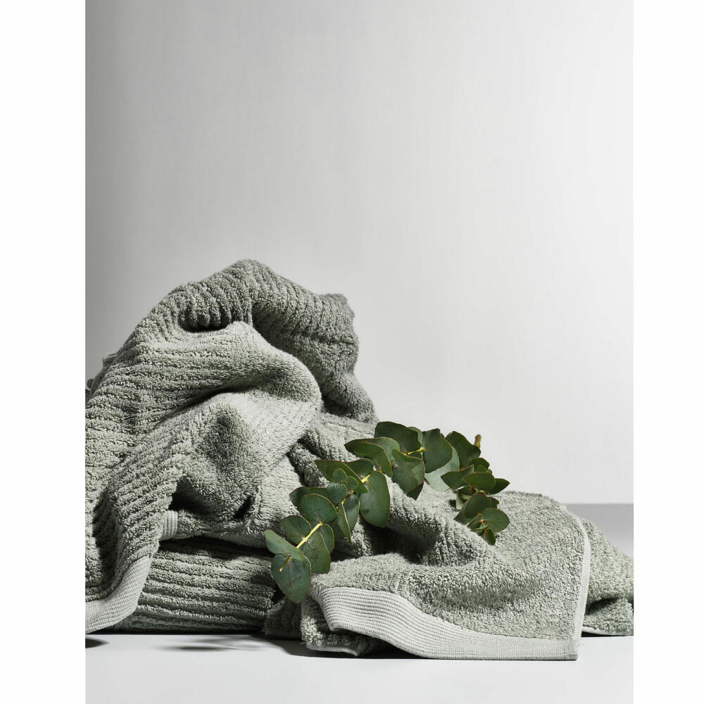 Zone Denmark Towel Classic, Bath Towel, Guest Towel, Cotton, Dusty Green, 70 x 50 cm, 330112