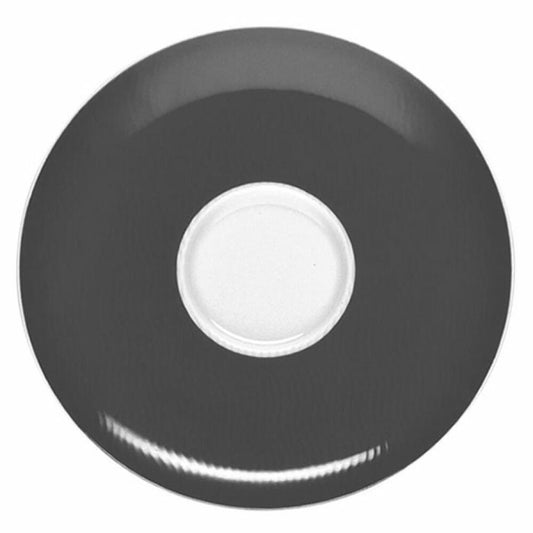 Thomas Sunny Day Kaffeetasse mit Untertasse, Porzellan, Grey / Grau, Spülmaschinenfest, 200 ml, 2-tlg., 14740