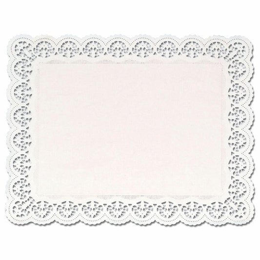 Städter cake doily rectangle, set of 4, cake paper, cake base, cake doily, paper, 46 x 36 cm, ,901117