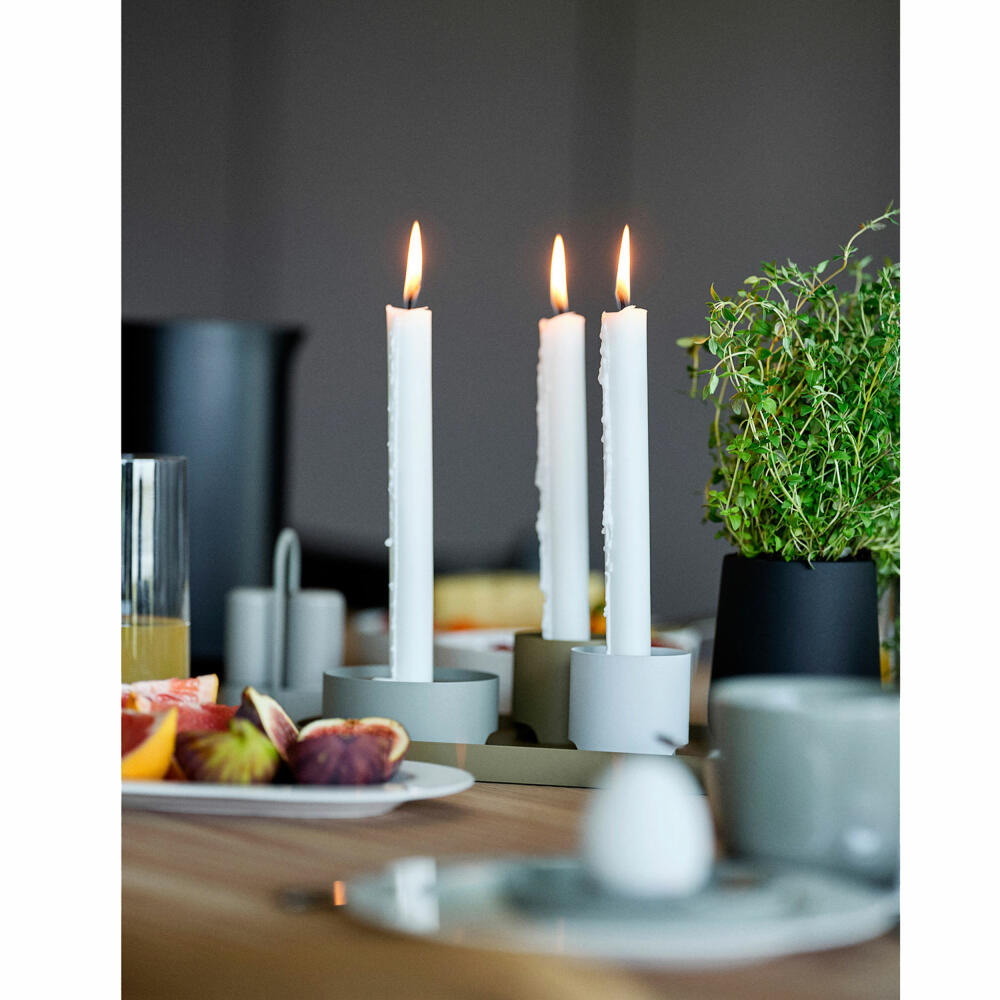 Zone Denmark Candle Holder Singles, Candlestick, Candlestick, Metal / Iron, Black, Ø 12 cm, 12378