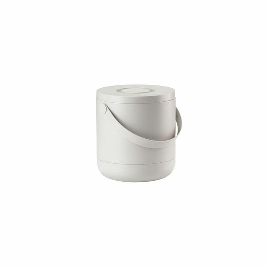 Zone Denmark Mülleimer Circular, Bio-Abfalleimer, Abfallbehälter, Tischeimer, ABS, Warm Grey, 15 L, 26514