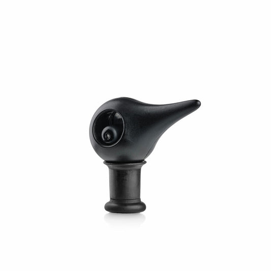 Zone Denmark wine stopper Rocks Bird, bottle stopper, wine stopper, bottle closure, silicone / ABS, black, 11854