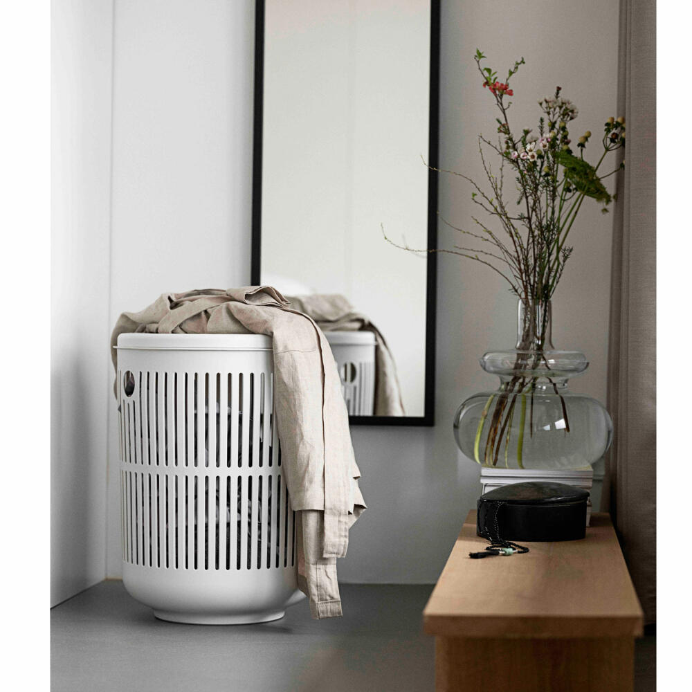 Zone Denmark laundry basket Ume, laundry box, laundry chest, laundry collector, plastic, eucalyptus, 60 L, 26528