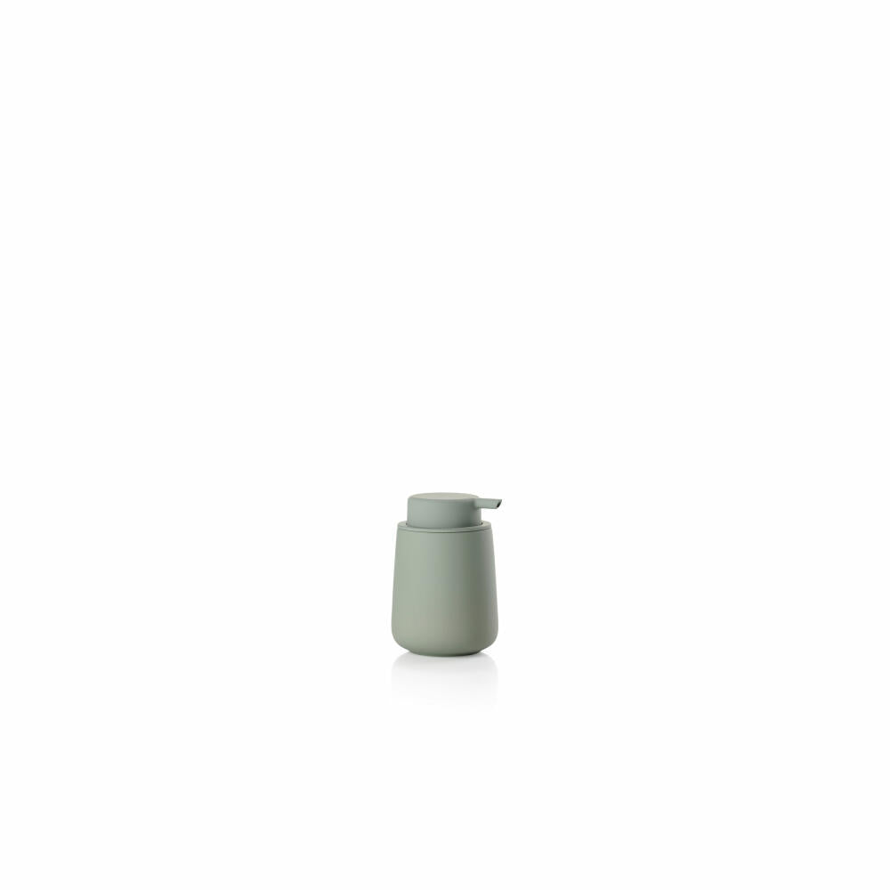 Zone Denmark Soap Dispenser Nova One, Soap Dispenser, Dosing Dispenser, Stoneware, Matcha Green, 250 ml, 15248