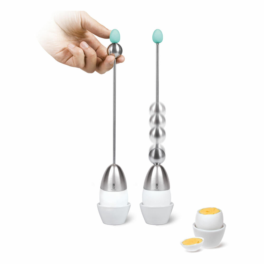 Take2 Clack Retro Edition 2 eggshell breaking point causer, egg topper, egg opener, egg cracker, mint, 99055